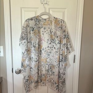 Maurices Floral Print Kimono